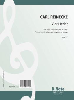 Quatre chansons pour deux sopranos et piano op.12 