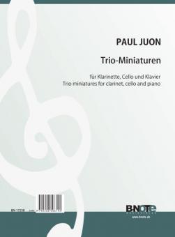 Quatre trio-miniatures pour clarinette, violoncelle et piano 