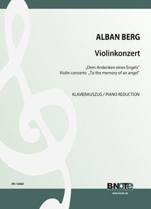 Concerto pour violon (À la memoire d'un ange) (reduction piano) 