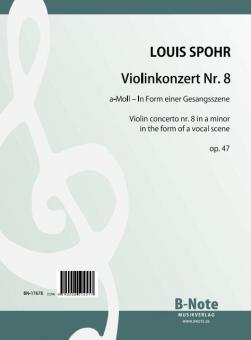 8me concerto pour violon la mineur 'En forme d'une scene vocale' 