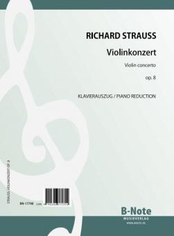 Concerto pour violon et orchestre op.8 (reduction piano) 