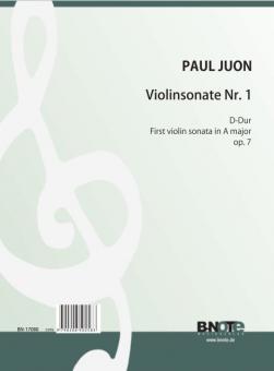 Sonate pour violon et piano en la majeur op.7 