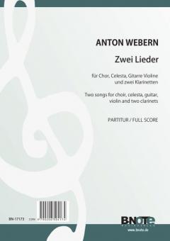 Deux chansons pour choeur et instruments op.19 (partition) 