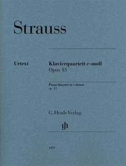 Quatuor avec piano en ut mineur op. 13 