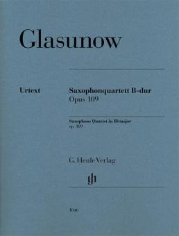 Quatuor pour saxophones en Si bémol op. 109 