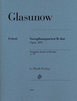 Quatuor pour saxophones en Si bémol op. 109 