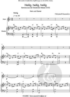 Zum Sanctus (Heilig, heilig) 