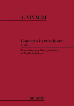 Concerto for Oboe In D Minor with Piano Reduction Op.8 Nr.9 RV454 