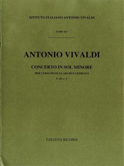 Concerto E Minor Bassoon Strings Continuo Score RV484 Fviii#6 T71 