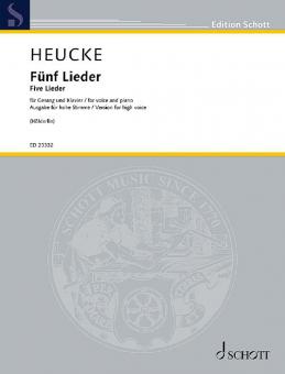 Fünf Lieder op. 99 Download