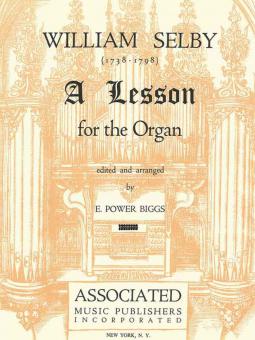 Lesson for the Organ 