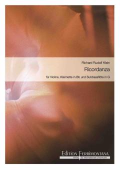 Ricordanza, für Violine, Klarinette in Bb und Subbassflöte in G 