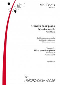 Oeuvres pour piano 9: Pièces pour 2 pianos 