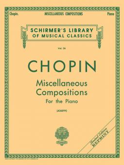 Miscellaneous Compositions Piano 