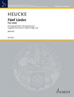 Fünf Lieder op. 99 Standard