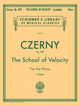 The School Of Velocity for The Piano Complete Op. 299 
