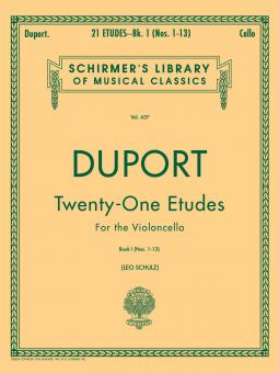 21 Etudes For The Violoncello Book 1 