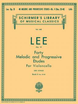 40 Melodic And Progressive Etudes Op. 31 Book 2 