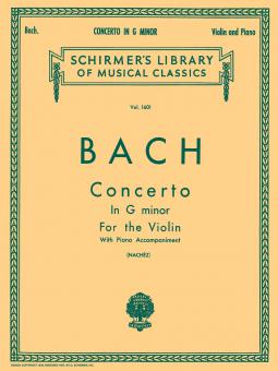 Concerto For Violin In G Minor 