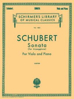 Sonata Per Arpeggione Viola and Piano 