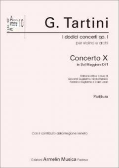 Concerti op. 1/X In Sol Magg. D71 