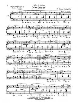 Nocturne Op.55 No.1 In F Minor for The Piano 