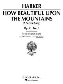 How Beautiful Upon The Mountains C Sharp Minor 