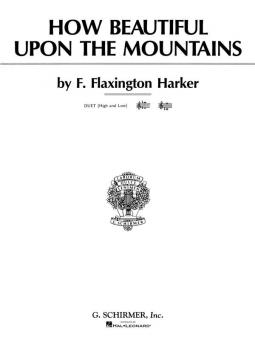 How Beautiful Upon The Mountains No.3 Op.41 