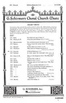 O Divine Redeemer Organ 