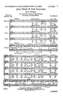 Jesu Word Of God Incarnate Ave Verum Organ 