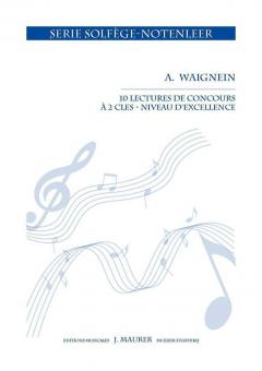 10 Lectures de Concours niveau d'Excellence (2 clés) 
