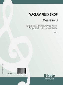 Messe en re majeur pour deux voix féminines et orgue (piano) op.9 