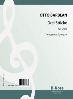 Troic pièces pour orgue 