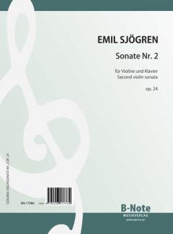 Deuxieme sonate pour violon et piano op.24 