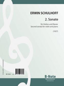 Deuxième sonate pour violon et piano (1927) 