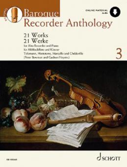 Anthologie de la flûte à bec baroque Vol. 3 Standard