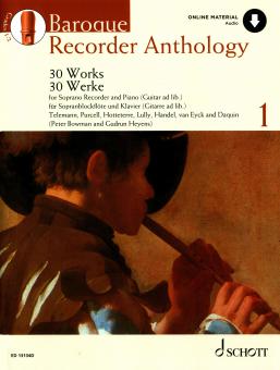 Anthologie de la flûte à bec baroque 1 Standard