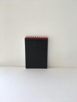 Carnet de notes A6 - Sta Cecilia version noire 