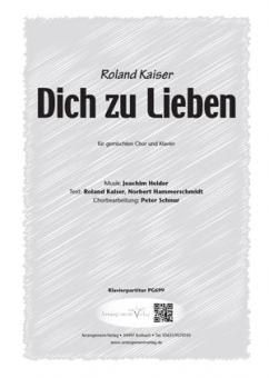 Dich zu Lieben 