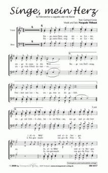 Singe, mein Herz 