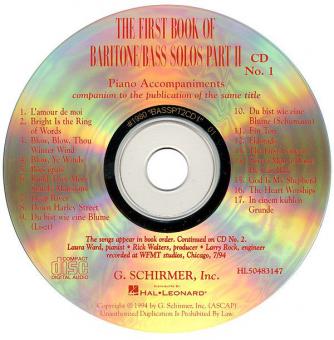 First Book of Baritone/Bass Solos Part 2 