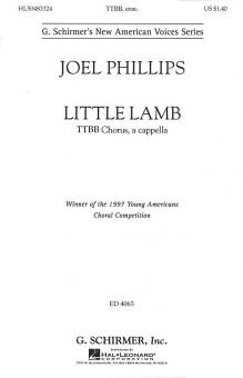 Little Lamb TTBB Unaccompanied 