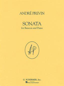 Sonata Bassoon And Piano 