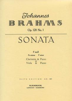 Sonata 1 In F Minor Op. 120/1 