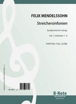 Symphonies pour orchestre à cordes tome 1 