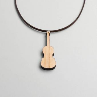 Halskette Violine Ahorn 