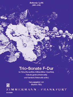 Sonate en trio en fa majeur 