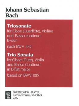 Triosonate in B-Dur nach BWV 1015 