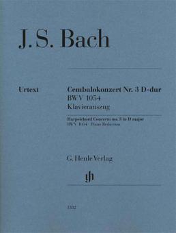 Concerto pour clavecin no. 3 en Ré majeur BWV 1054 