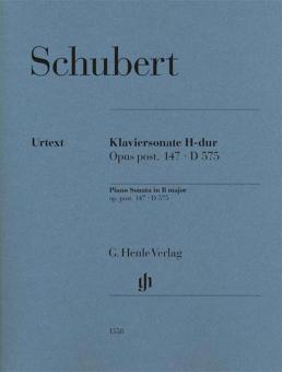 Sonate pour piano en Si majeur op. post. 147 D 575 